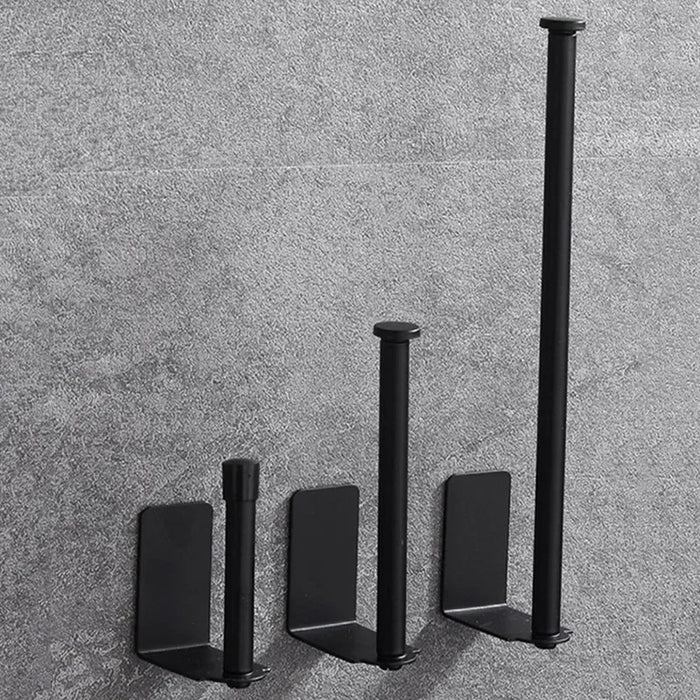 Self-Adhesive Punch-Free Toilet & Towel Roll Holder, Stainless Steel Wall Mount