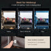 Free-standing Jewellery Cabinet — 3‑Colour LED Lights, Lockable, Full‑Length Mirror, Drawers & Wheels