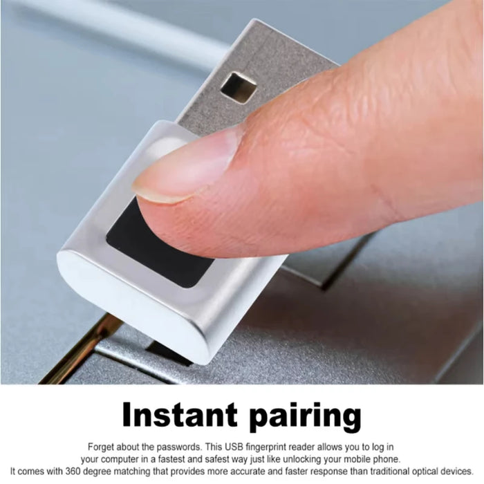 U8 USB Fingerprint Reader — Windows Hello Dongle for Windows 8, 8.1, 10 & 11