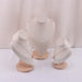 Velvet Necklace Display Bust — Pendant & Jewellery Mannequin Stand