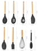 12-Piece Silicone Kitchen Utensil Set with Wooden Handles, Non-Stick