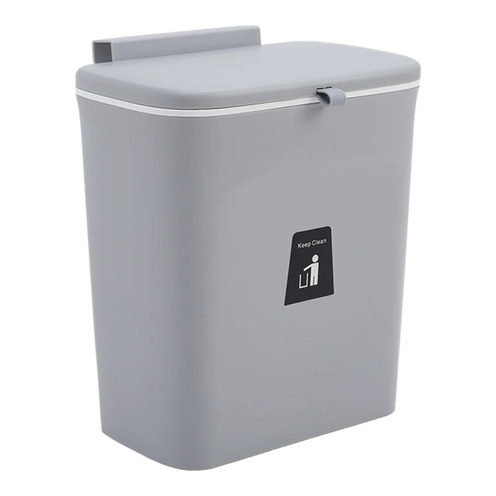 Kitchen Compost Bin — 9L Hanging Bin with Odour-Sealing Lid