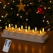 Rechargeable Flameless LED Tea Lights with Remote & Timer — 3D Flicker