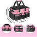 Large Cleaning Caddy Tote with Support Board & Multi-compartment Organiser