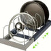 Expandable Stainless Steel Pot & Pan Rack — 7-Divider Cookware Organiser