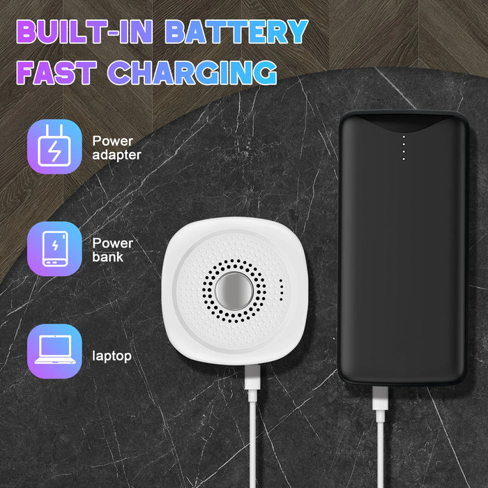 Portable White Noise Sound Machine — 8 Soothing Sounds, USB Rechargeable with Sleep Timer