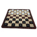 Portable Checkers Set – Wood-Grain Board (24 × 24 cm) with 24 Pieces