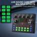 V8S Live Sound Card Podcast Bundle with Condenser Microphone and Boom Arm