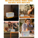 4‑in‑1 Hi‑Fi Bluetooth Speaker — Humidifier, Night Light & 8 Nature Sounds (White)