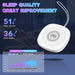 Portable White Noise Sound Machine — 8 Soothing Sounds, USB Rechargeable with Sleep Timer