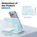 3-in-1 Magnetic Wireless Charger Stand — 15W Fast Charging Dock for iPhone 15/14/13, Apple Watch & AirPods
