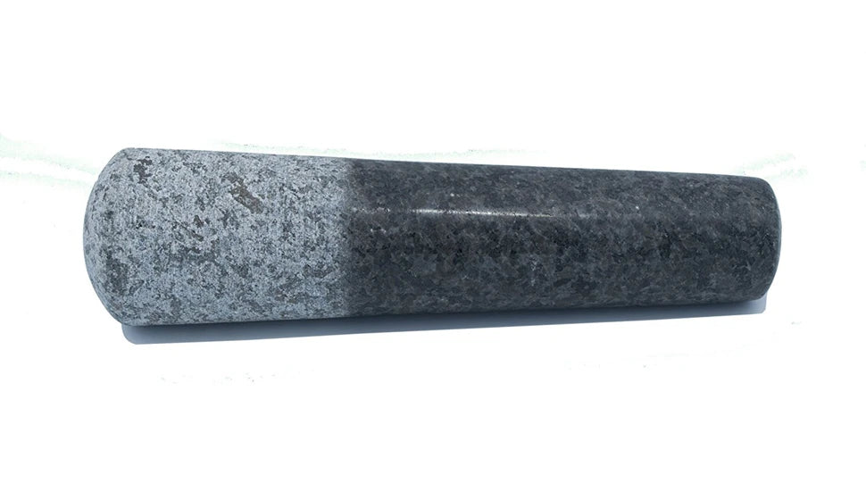 Premium Solid Granite Mortar & Pestle 16cm — Non‑Slip Stone Grinder