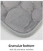 Three‑Piece Stone‑Pattern Microfibre Bathroom Mat Set — Water‑Absorbent & Non‑Slip