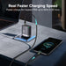 QOOVI 65W GaN 3‑Port Charger – USB‑C PD & Quick Charge 4.0, 2x USB‑C + USB‑A