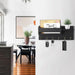 Rustic Wooden Key Rack & Mail Organiser — 6 Hooks with Shelf