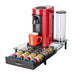 Vertuo/Vertuoline 40‑Pod Drawer Coffee Capsule Holder with Tempered Glass Tray