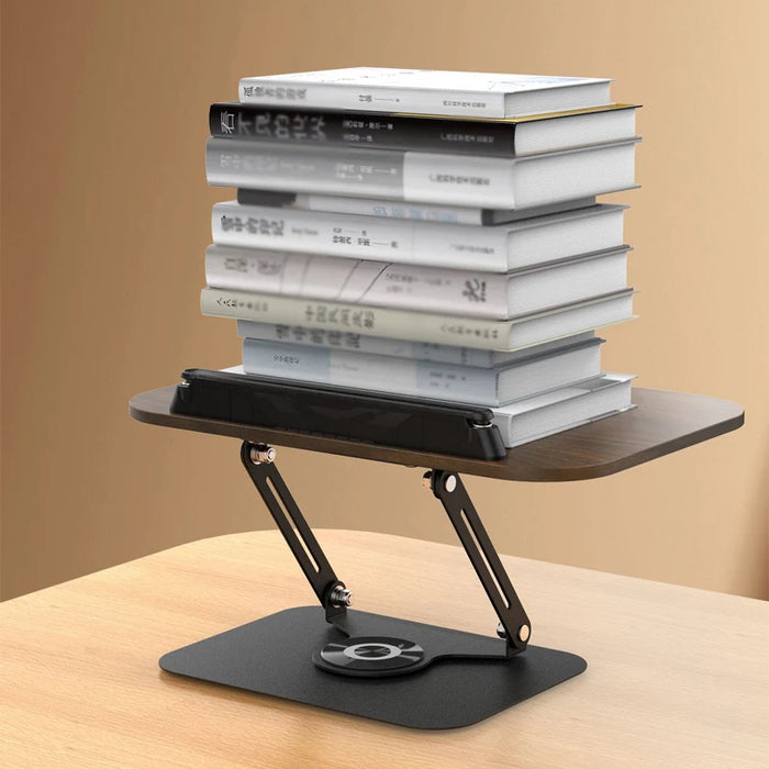 Adjustable 360° Swivel Book Stand – Foldable Cookbook & Music Score Holder, 35cm