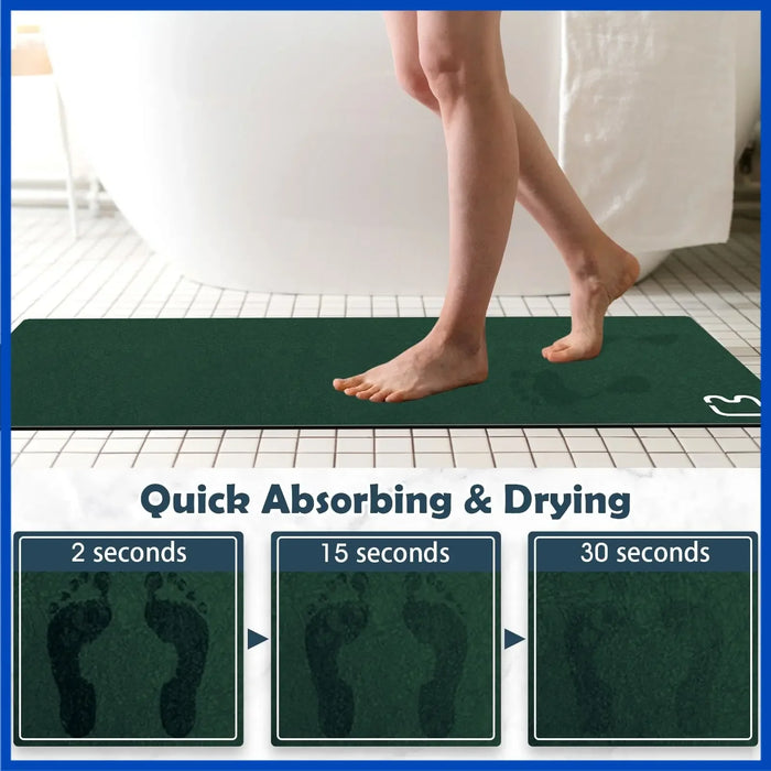 Diatomaceous Earth Bath Mat – Quick‑Dry Non‑Slip Bathroom Rug 40x60cm