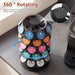 40-Capsule Rotating Coffee Pod Organiser – 360° Turntable, Space-Saving