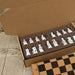 Antique-style Clay Chess Set with 28cm Board and 3D Terracotta Warrior Pieces