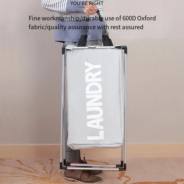 Large Foldable Waterproof Laundry Basket – 600D Oxford Storage Organiser