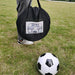 Foldable Heavy-Duty Kids' Football Goal – 120×80×80cm, Reinforced Net (Blue)