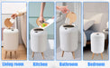 10L Motion Sensor Bin with Lid — Automatic Small Rubbish Bin for Kitchen & Bathroom