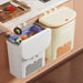 Cabinet Compost Bin with Lid — 6L or 10L, Wall‑Mount or Free‑Standing