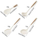 4-piece Silicone Kitchen Utensil Set — Pot Shovel, Slotted Spoon, Soup Spoon & Ladle