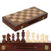 39cm (15in) Foldable Handmade Wooden Chess Set with Extra Queens