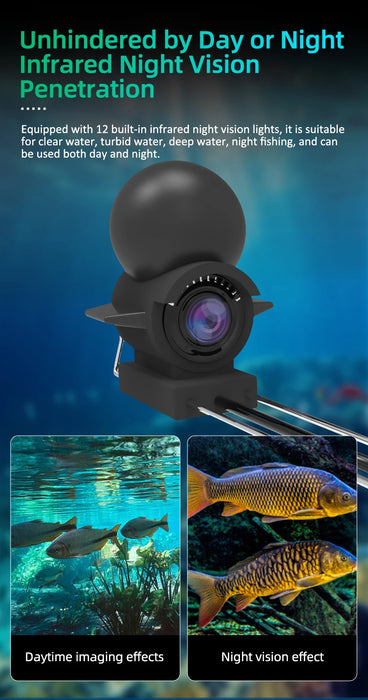 Handheld 1080P 4.3-inch Fishing Finder Camera with Night Vision