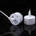 Rechargeable LED Tea Candles — Warm Yellow Flameless Pillars (1–4 pcs)