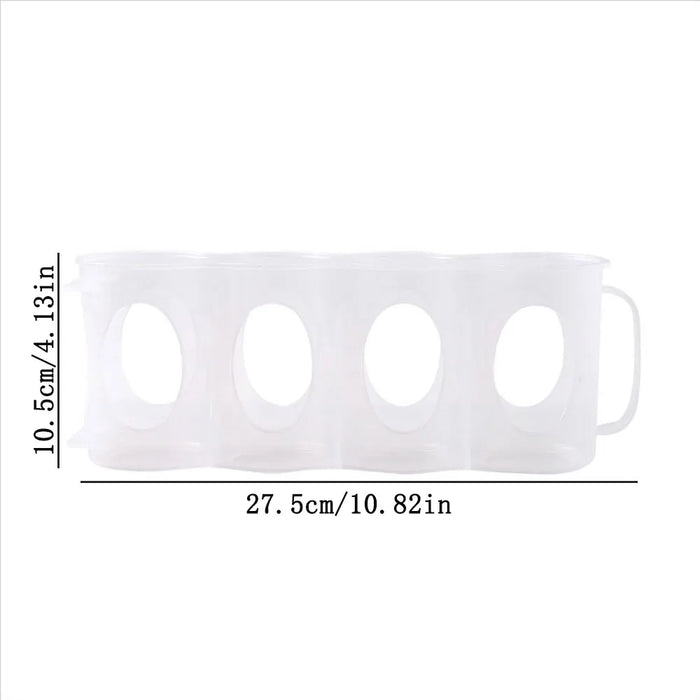 Portable Transparent Can Storage Box – Fridge Slide Rack for Soda & Beer Cans
