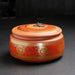 Purple Clay Ceramic Tea Caddy – 18 x 10 cm Sealed Coffee & Candy Canister