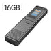 Digital Voice Recorder — 64GB / 16GB / 8GB, Voice-Activated MP3 Player with Noise Reduction