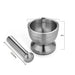 Stainless Steel Mortar and Pestle Set — Garlic & Spice Grinder (2-piece)