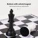 Folding Magnetic Chess & Checkers — 4 Sizes, Plastic HIPS, Teaching Book
