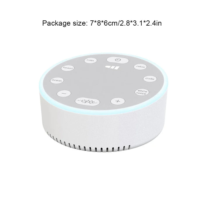 White Noise Sleep Speaker with Breathing Ambient Light & Timers