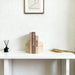 Travertine Marble Bookend — Natural Stone Desk & Bookshelf Accent (1 Piece)
