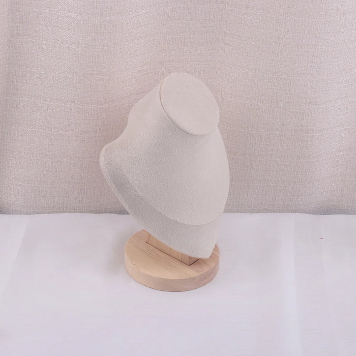 Velvet Necklace Display Bust — Pendant & Jewellery Mannequin Stand