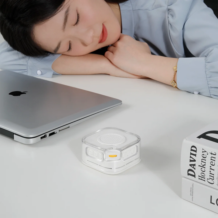 White Noise Machine with Bluetooth Speaker and Night Light — Sleep Aid for Babies & Adults