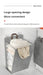 Foldable Adhesive Wall Laundry Hamper – Punch-Free Mesh Basket