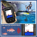 XF03 Portable Fish Finder — 45° Sonar Echo Sounder for Lake and Sea