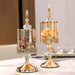 Light Luxury Crystal Glass Storage Jar with Lid — European & American Style