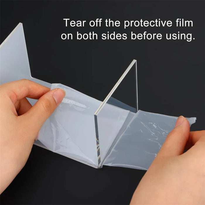 5-piece Acrylic Rectangular Cupcake Display Stand – Transparent Dessert Showcase