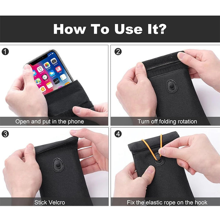 Faraday Pouch for Car Keys & Smartphones – Signal‑Blocking Key Fob Bag