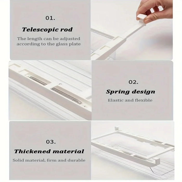 Clear Fridge Can Dispenser — 33×13×8.5cm