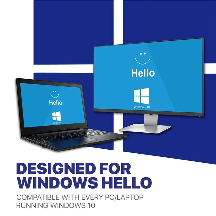 USB Fingerprint Key — Biometric Security Dongle for Windows Hello (USB)