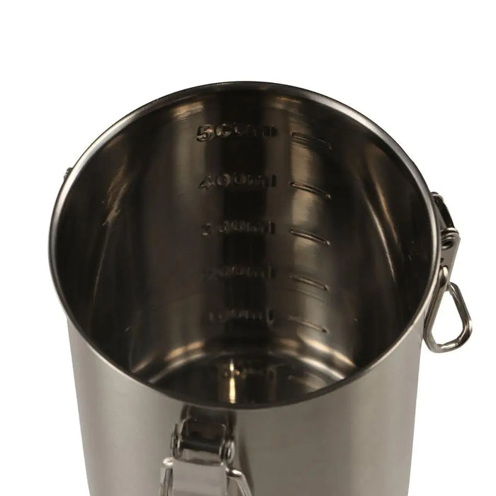 304 Stainless Steel Airtight Food Storage Container with Measurement Scale — 520/1000/1600/2500ml