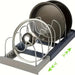 Expandable Stainless Steel Pot & Pan Rack — 7-Divider Cookware Organiser